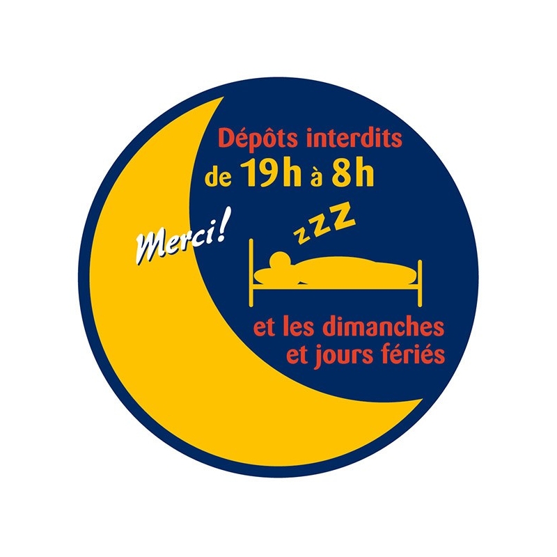 Dépôts interdits ø20cm Dépôts interdits ø20cm