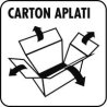 Carton aplati 30x30